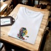 Erkek Ön Baskili T-shirt Plus Model